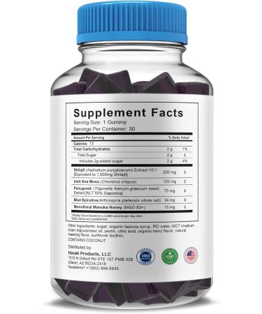 Primo TRT Maximum Strength Performance Gummies PrimoTRT Gummy Supplement Prime TRT Maximum Strength Advanced Shiljait Vitamin Support Supplement Primo TRT Premium Wellness Gomitas (1 Month Supply) - Buy Online on GoSupps.com