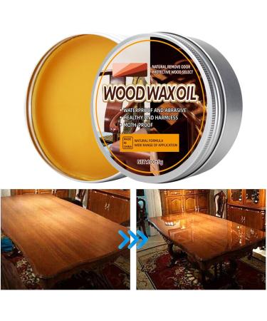 Beeswax for Furniture Waterproof Furniture Wax - Beeswax Polish Waterproof Wood Wax for Cabinets Natural Wax for All Wood Types Wood Cleaner and Polish Furniture Wax Hixip - Buy Online on GoSupps.com