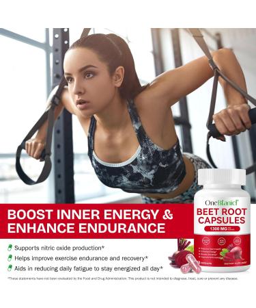 Beet Root Capsules Organic Beetroot Capsules 60 Count Beetroot Supplement for Natural Energy Support Non-GMO Gluten Free 30-Day Supply - Buy Online on GoSupps.com