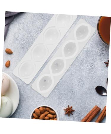 HOMSFOU Brownie Pan with Dividers Silicone Sphere Biscuit Molds Baking Round Dessert Molds Baking Silicone Molds Chocolate Dessert Silicone Cake Molds Bakery White Silica Gel Mousse Pie 3D - Buy Online on GoSupps.com
