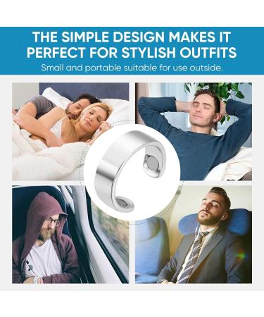 Buy Snorno Ring - Adjustable Anti-Snoring Device | Fatigue Relief Sleep Aid | Magnetic Acupressure Ring for Men & Women Gold Color | International Shipping Available - Buy Online on GoSupps.com