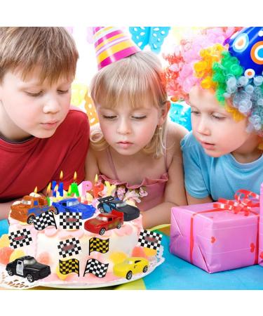 23 Pack Racing Car Cake Topper Racing Car Set Birthday Decoration Happy Birthday Cake Topper Handmade Cake Topper Cheers for Kids Birthday Baby Shower - Buy Online on GoSupps.com