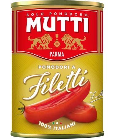  Italian Gourmet E.R. Mutti Filetti Pack of 12 100% Italian tomatoes in a 400g can + Italian Gourmet Polpa 400g - Buy Online on GoSupps.com