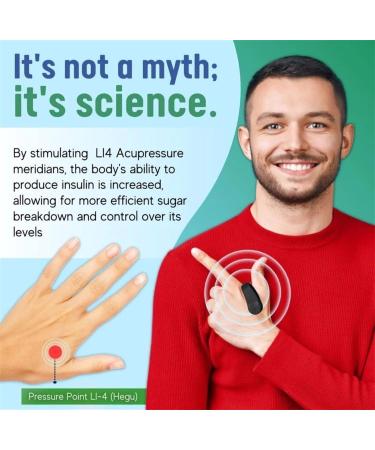 Buy Acuplus Sugar Control Li4 Acupressure Point Clip - 8 Pieces for Tension Relief & Anxiety Management | International Shipping - Buy Online on GoSupps.com