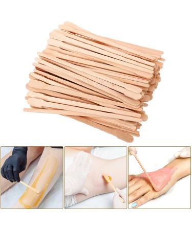 100 Pieces Wood Wax Sticks for Eyebrow & Body Hair Removal - Smooth Skin Solution for Salons - Buy Online on GoSupps.com