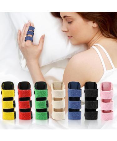 Finger Splint 4 Pcs Adjustable Trigger Finger Support Brace for Men and Women All Fingers (Pink) - Buy Online on GoSupps.com