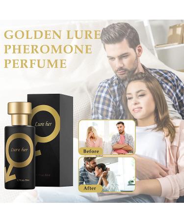 Golden Lure Pheromone Perfume for Men - Attract Women with this Seductive Cologne - Buy Online on GoSupps.com