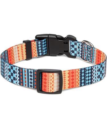 Suredoo Adjustable Dog Collar - Soft Nylon for Small & Medium Dogs | Comfort Fit | Orange (M: 33-55 cm) - Buy Online on GoSupps.com