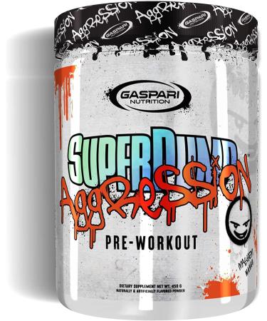 Gaspari Nutrition SuperPump Aggression Pre-Workout Mayhem Mango 450 g