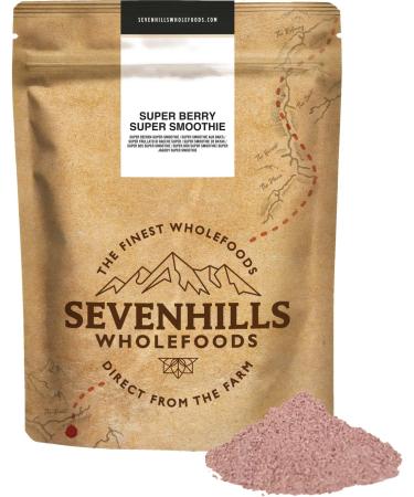 Sevenhills Wholefoods Super Berry Smoothie Powder Blend with Baobab, Chicory Root, and Beetroot 400g - Organic Superfood Blend with Blueberry, Carrot, Lucuma & Strawberry Powder - Beetroot 400g (1 Pack) - Buy Online on GoSupps.com