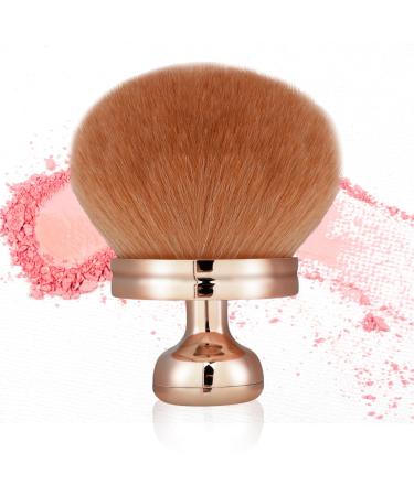 Self Tanner Brush Extra Large Tanning Brush Body Makeup Brush with Handle Kabuki Foundation Brush Blending Brush for Face Neck Body Leg Makeup (Rose Gold)