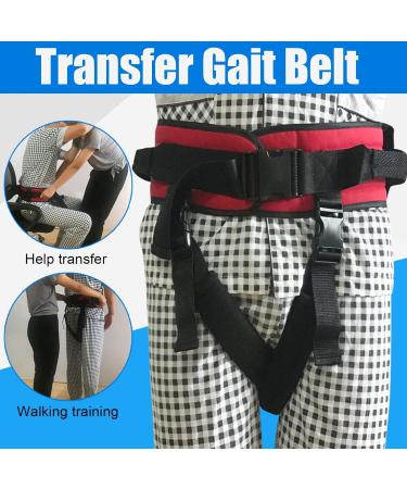 Transfer Belt with Handles & Leg Loops - Safe Aide Patient Care Walking Sling (L) | International Shipping Available - Buy Online on GoSupps.com