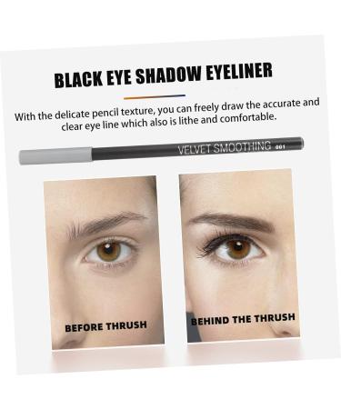 FRCOLOR 12Pcs Black Eyeliner 1 Eyeliner Drawing Pencil Makeup Pencil s Black Pencil Highlighter Pen Set Eyes Girl Wood - Buy Online on GoSupps.com