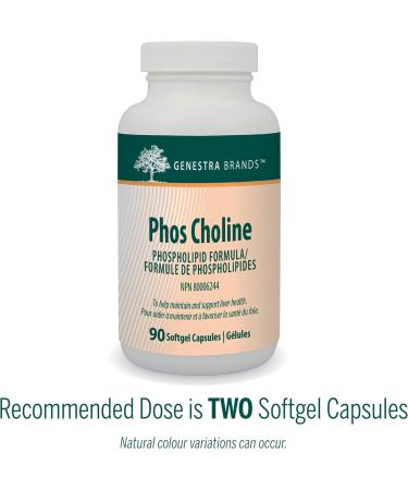 Genestra Brands - Phos Choline - Supports Liver Health - 90 Softgel Capsules - Buy Online on GoSupps.com