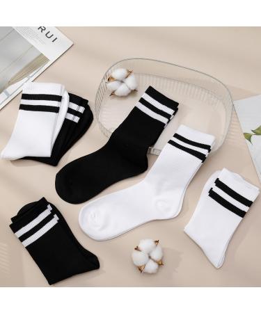 Buy Utensilsto 6 Pairs Unisex Tennis Socks - Cotton Sports Socks for Men & Women | Black White & Multicolor - Buy Online on GoSupps.com