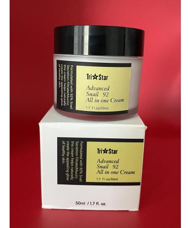 Tristar Snail Mucin 92% All-in-One Moisturizer | 1.7 Fl Oz | Daily Repair Gel Cream for Dry Sensitive Skin | Cruelty-Free & Paraben-Free - Buy Online on GoSupps.com