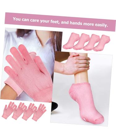 Beaupretty 2 Sets Spa Moisturizing Socks Foot Moisturizing Socks Moisturizing Hand Gloves Bath Gloves Cotton Gloves for Dry Hands Exfoliating Socks Gloves Moisturizing Foot Cover Care - Buy Online on GoSupps.com
