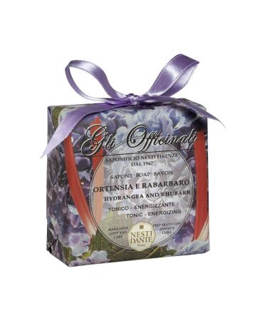 Nesti Dante Gli Officinali Soap - Hydrangea & Rhubarb 7oz | Tonic & Energizing | Shop Internationally - Buy Online on GoSupps.com