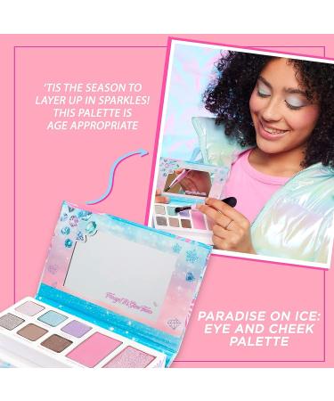 Petite 'n Pretty Paradise on Ice Eye and Cheek Palette - Glittering Shades for Kids, Tweens, and Teens - Made in USA - Buy Online on GoSupps.com