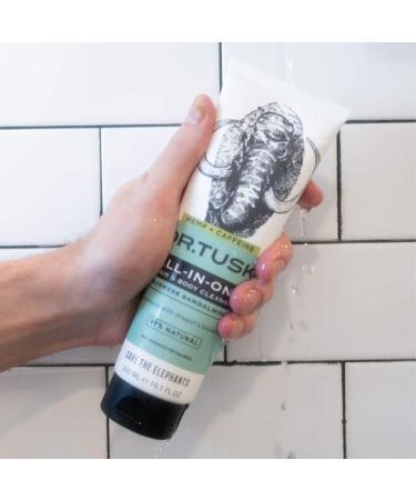 DR. TUSK 2-in-1 Men's Body Wash & Shampoo with Hempseed Oil, Caffeine & Sandalwood - 10.1 fl oz - Buy Online on GoSupps.com