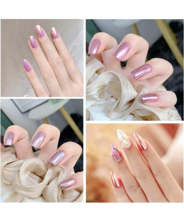 Aurora Chrome Nail Powder Kit - 6 Colors Mirror Effect Glitter Dust for Nail Art - Buy Online on GoSupps.com