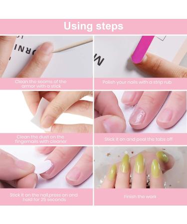 Kalolary Artificial Nails Set - 720 Stiletto & Almond Full Cover Nails in 30 Colors - Perfect for Salon Use - Includes File & Nail Pencil for Women & Girls - Buy Online on GoSupps.com