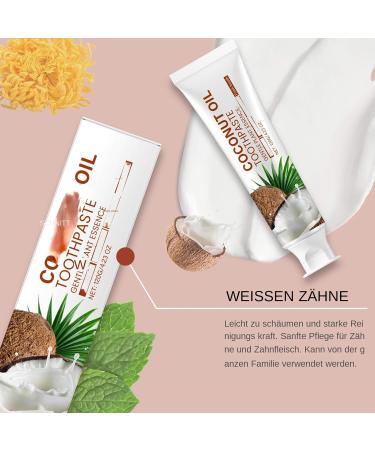  Yugugomo White toothpaste - Whitening toothpaste - Organic toothpaste - 120g - Gentle for travel camping home children smokers - Buy Online on GoSupps.com