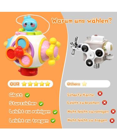 Delee Montessori Motoric Toy - 7 in 1 Activity Cube for Toddlers - Educational Busy Cube for Ages 1-3 - Buy Online on GoSupps.com