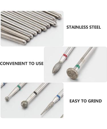 minkissy 2 Sets Nail Polish Tool Manicure Tools Kit De Manicura Power Tools Nail Drill Bits Manicure Pedicure Tools Nail File Head Nail Drill Accessories Nail Art Tools Manicure File Head - Buy Online on GoSupps.com