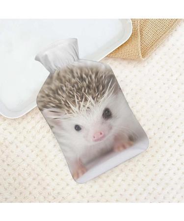 Hedgehog Cute Hot Water Bottle with Plush Cover - Hand Warmer for Adults & Children | 26.5x15.3cm - International Shipping Available - Buy Online on GoSupps.com