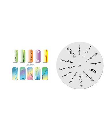 Fingernail stencil (airbrush nail art) Fengda JFH02-039
