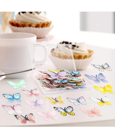 Shop Alegre Edible Butterflies 72 Decorative Cake & Muffin Toppers for Birthdays & Weddings - Buy Online on GoSupps.com