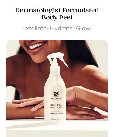 KAPLAN MD Diamond Contour Insta-Glow Gommage Body Peel Body Exfoliator & Skin Peel with Glycolic Acid Pineapple Ceramides & Crushed Diamonds - Exfoliating for Smooth Radiant Skin 10.14 fl oz 10.14 Fl Oz (Pack of 1) - Buy Online on GoSupps.com