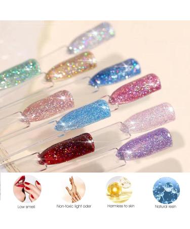 Glitter Nail Polish - Sliver Pearl Nail Polish - Shimmer Holographic Mermaid Nail Polish - Pearlescent Shell Glitter Sliver Nail Varnish - Quick Dry Glimmer Nail Art Varnish All Seasons Nail Polish silver pearl - Buy Online on GoSupps.com