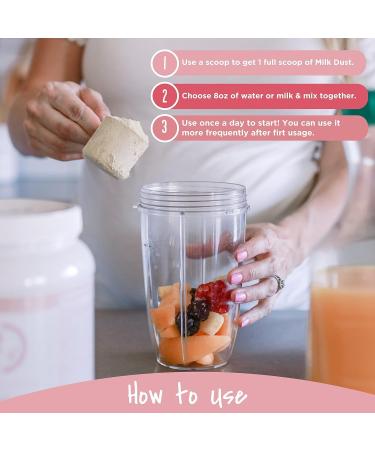 MILK DUST Protein Powder 660g | Breastfeeding Powder for Nursing Moms | Lactation Support Pea Powder | Vegan & Dairy-Free | Sweet Vanilla | 22 Servings (Vanilla.) - Buy Online on GoSupps.com