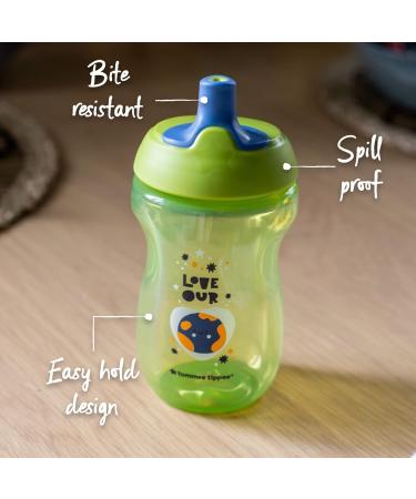 Tommee Tippee Sportee Water Bottle for Toddlers - Pink & Green & Orange - Pack of 3 - Buy Online on GoSupps.com