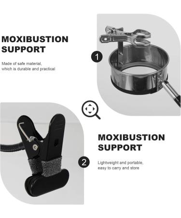 Buy Adjustable Rustproof Steel Moxibustion Clip Set MOXA Stick Fixers & Practical Moxibustion Tools for International Shipping - Buy Online on GoSupps.com