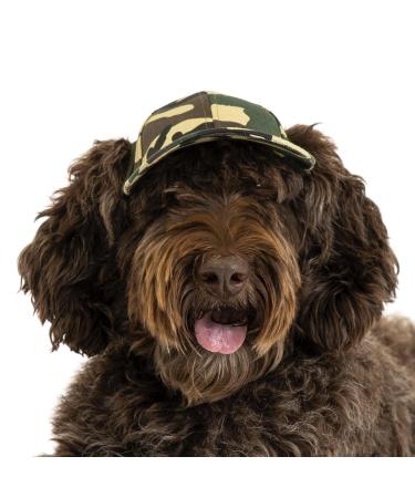 PupLid Baseball Caps for Dogs - Premium Stylish Sun Protection for The Modern Dog (Medium, Camo) Medium Camo