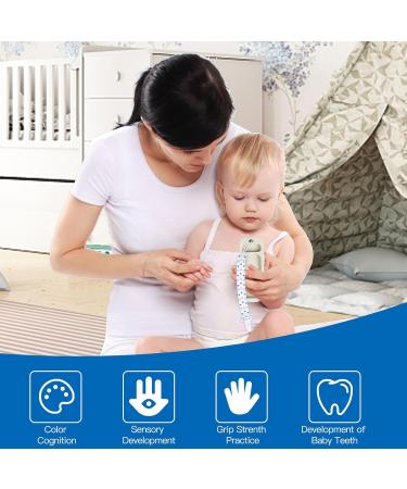 Brokids Baby Bite Toys - BPA-Free Teething Rings & Remote Control Bathing Toy | Baby Nursing Accessories (3+ Months) - Black & White - Buy Online on GoSupps.com