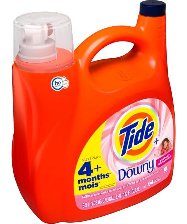 Tide Plus A Touch of Downy Liquid Laundry Detergent April Fresh HE Compatible 3.9 L 94 loads - Buy Online on GoSupps.com