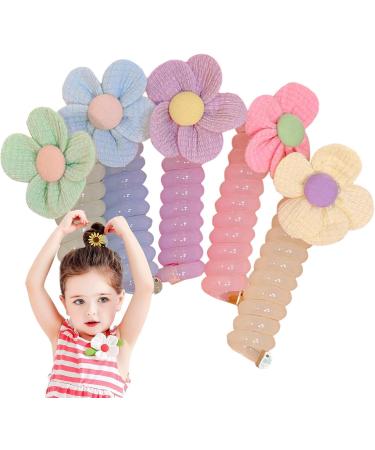 Braided Phone Cord Hair Ties Hair Ties Phone Cord | Phone Cord Ponytail Holders Ponytail Holder Accessories for Girls Kids Children - Buy Online on GoSupps.com