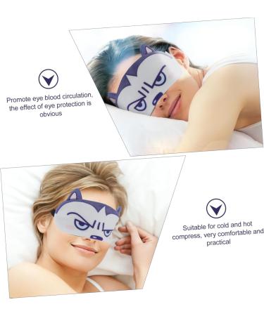 Fomiyes Eye Mask - 4 Pieces Dark Eye Flap for Migraine Relief | Adult & Kids Sleeping Eye Valves | Portable Fabric Comfort for Travel - Buy Online on GoSupps.com