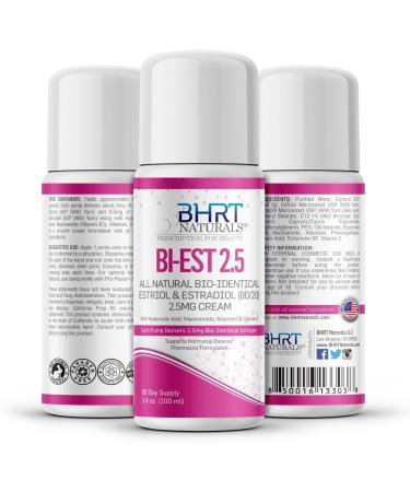 All-Natural Estrogen Menopause Relief Cream for Women - Bi-EST 2.5 for Hot Flashes Menstrual Support & Body Balance - Buy Online on GoSupps.com