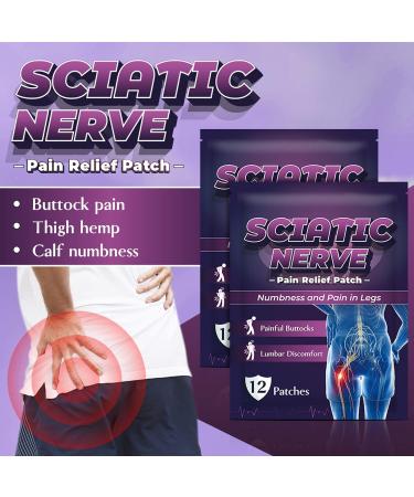 ZJchao Sciatic Nerve Pain Relief Patch - 60 Pcs Herbal Traditional Medicine for Muscle Release - Buy Online on GoSupps.com