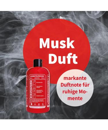 Accentra shower gel DIRT EXTINGUISHER in bottle with fire extinguisher look 500ml fragrance Musk refillable red - Buy Online on GoSupps.com