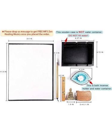 Meditation Gifts Buddha Drawing Board for Zen Decor - Stress Relief Water Painting Board for Home and Office - Unique Birthday Gifts for Adults - Buy Online on GoSupps.com