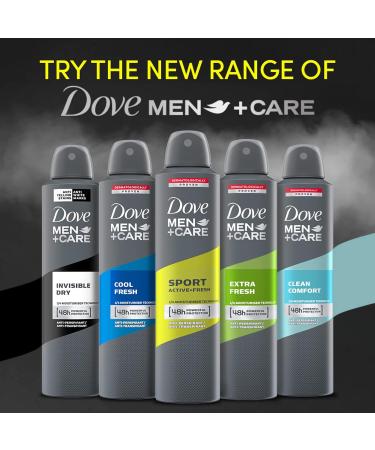 Dove Men Care Anti-Perspirant Deodorant Spray Sport Active Fresh 250ml - 2 Count | Long-lasting Protection | International Shipping - Buy Online on GoSupps.com