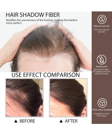 Instantly Hairline Shadow Quick Hairline Cover Powder Hair Root Touch Up For Thinning Grey Hairline Windproof&Sweatproof Quick Cover Grey Hair Root Concealer Beard Line (Coffee) - Buy Online on GoSupps.com