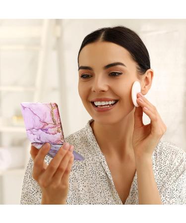 Cindeer 20 Pcs Compact Magnifying Makeup Mirror Set - Double Sided Portable Hand Mirror for Women - Marble Style - Buy Online on GoSupps.com