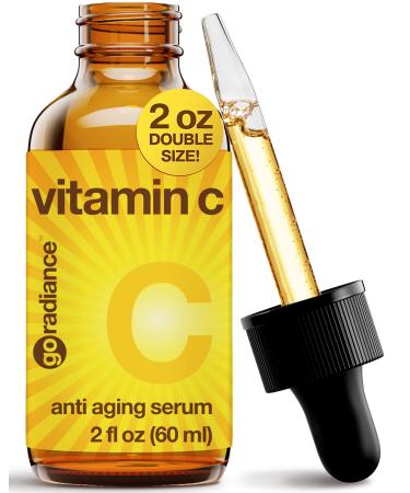 Double Size (2OZ) 20% Vitamin C Serum for Face with Hyaluronic Acid Face Serum Vitamin C Vitamin C for Face Serum for Women Vitamin C Oil for Face Vit C Serum for Face Vitamin C Face Serum